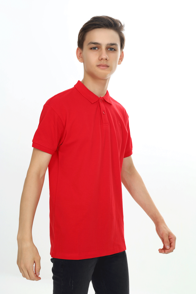 Erkek Çocuk Lacost(Yüksek Kaliteli Pike Dokuma) Polo Yaka Nakışlı Tshirt