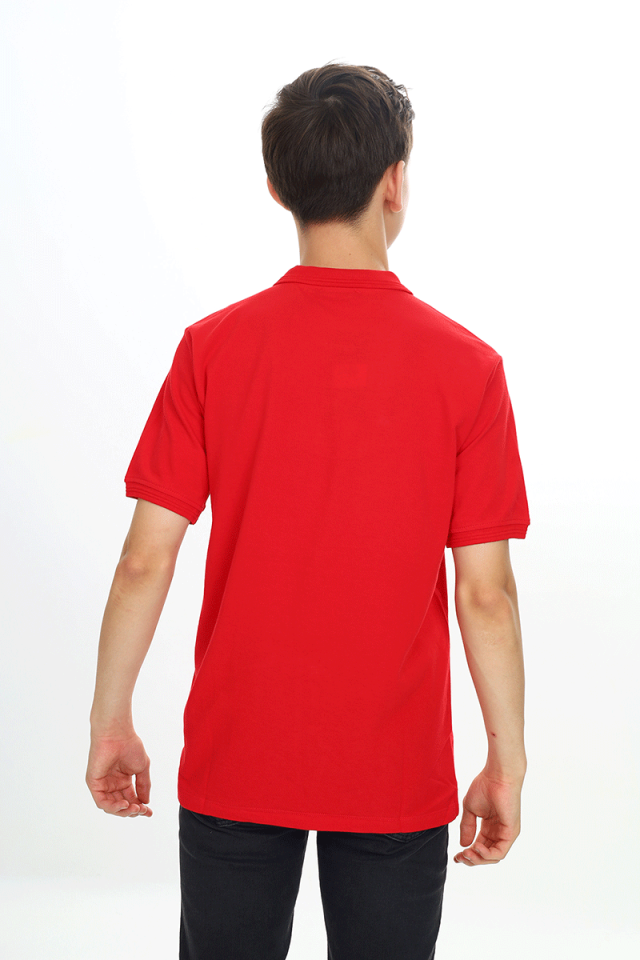 Erkek Çocuk Lacost(Yüksek Kaliteli Pike Dokuma) Noktalı Polo Yaka Tshirt 9 Yaş